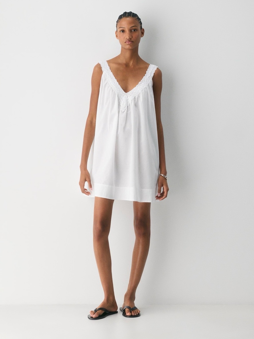 Aritzia Riverine Dress in white